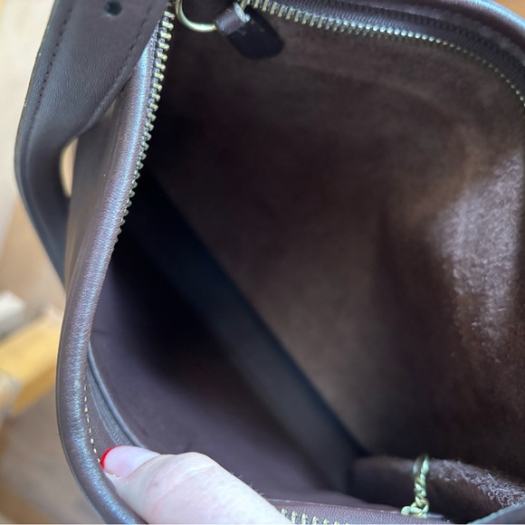 Vintage COACH Brown Leather Shoulder Bag - Picture 9 of 10